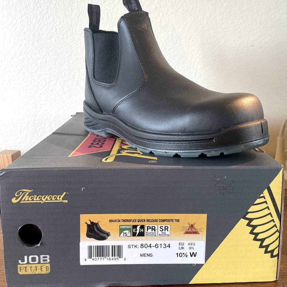 Brand new in the box Thorogood boots.